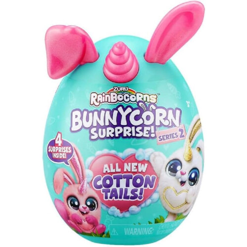 Zuru ZURU Surprise Rainbocorns Bunnycorn Plush | Serie 2 Mini