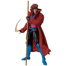 MEDICOM TOY MAFEX No. 287 GAMBIT Version Varianta, Altezza Totale Circa 6.3 pollici (160 mm), Figura d'Azione Pre-colorata