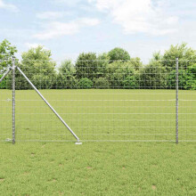 vidaXL Welded Wire Fence with Spikes 10 x 1.2 m (W x H)