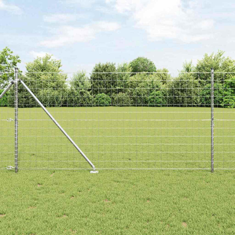 Vidaxl Welded Wire Fence With Spikes 10 X 1.2 M (W X H)
