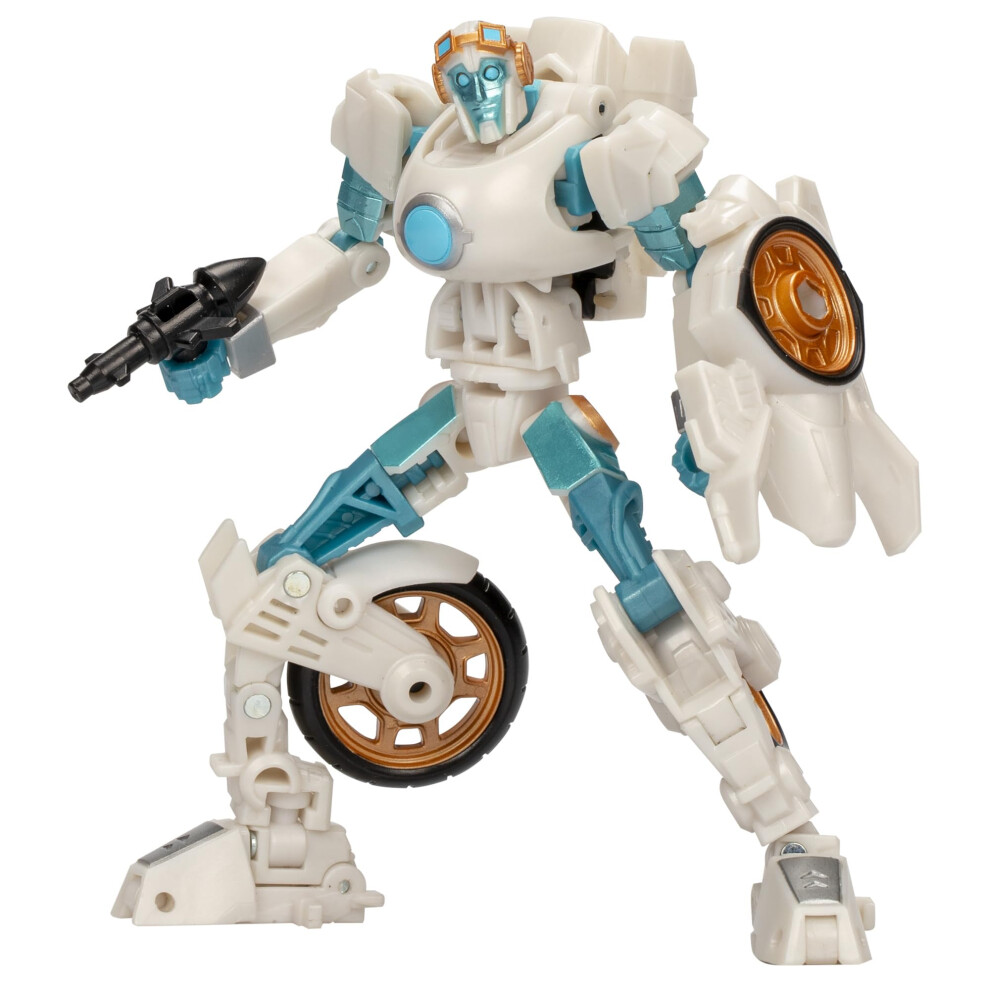 Transformers Earthspark Deluxe Class Terran Thrash 5-Inch Robot Action Figure, Converts In 22 Steps, Interactive Toys For Boys For Girls Age 6 And Up