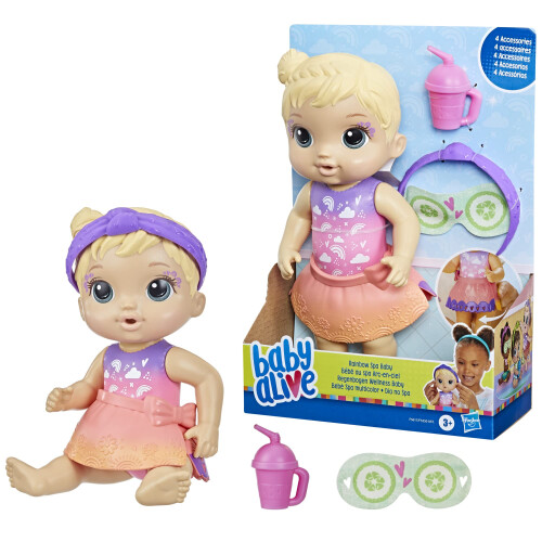 Baby Alive Baby Alive Rainbow Spa (Blond Haar)