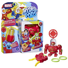 Hydro Pods Marvel Hulkbuster Aqua Armor, Mech Suit Battle Set, Water Activated Surprise Toys for 6 Year Old Boys & Girls & Up