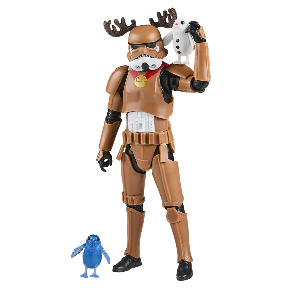 Photos - Action Figures / Transformers Star WARS The Black Series Stormtrooper , Premium Collectible 6-Inch Action Figure G1398 (Holiday Edition)