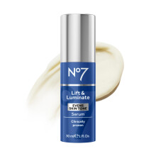 No7 Lift and Luminate Triple Action Face Serum - Anti-Wrinkle Collagen Peptide Serum - Contains Vitamin C, Brightening Emblica, Pro Retinol, Hyaluroni