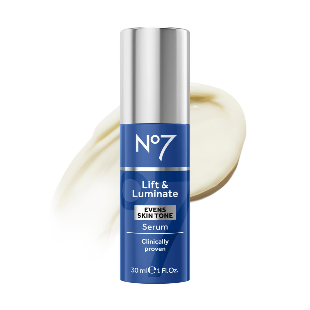 No7 Lift And Luminate Triple Action Face Serum - Anti-Wrinkle Collagen Peptide Serum - Contains Vitamin C, Brightening Emblica, Pro Retinol, Hyaluroni