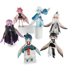 BEEMAI Luluya Cloud Feather Pavilion Serie Set de 6 Cajas (Contiene 6 Figuras Sin Repetir), 1/8 BJD Blind Box