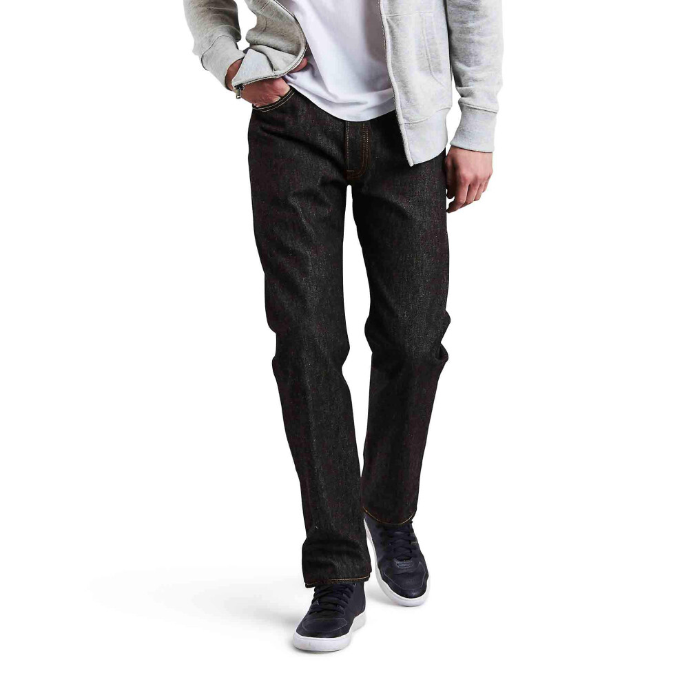 Levi's Men's 501 Original Fit Jeans (Also Available In Big & Tall), Black, 28W X 32L