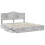 VidaXL vidaXL Storage Bed Concrete Grey 200 x 200 cm Engineered Wood 4