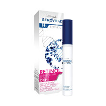 CREME CONTOUR DES YEUX ANTI-RIDES GEROVITAL RETINOL, 15 ml, avec Retinol, Sepilift, Vitamines A et E