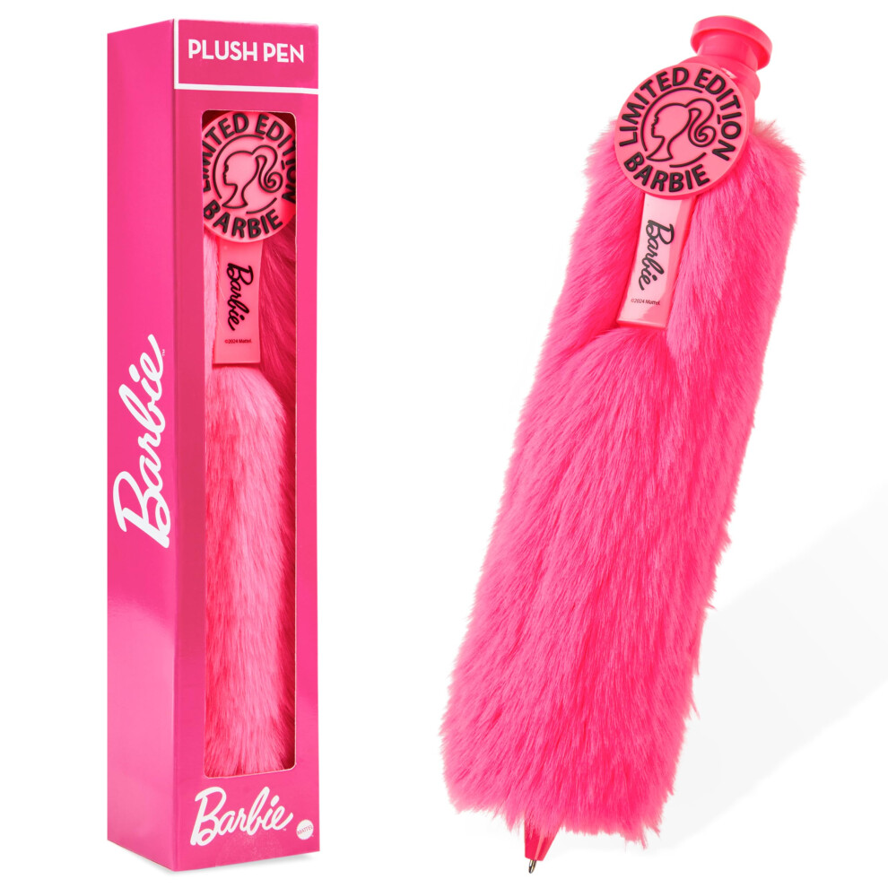 Barbie Unisex Red Fluffy Pen In - Image 2