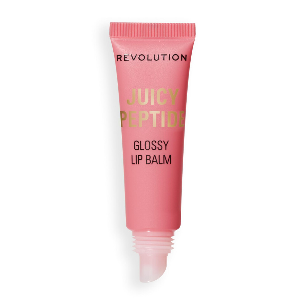 Revolution Beauty London Revolution, Juicy Peptide Lip Balm, Sheer To Buildable Tint With Hydrating & Nourishing Peptides, Squalane & Vitamin E, Mai Tai Pink, 0.27 Fl Oz - Image 3