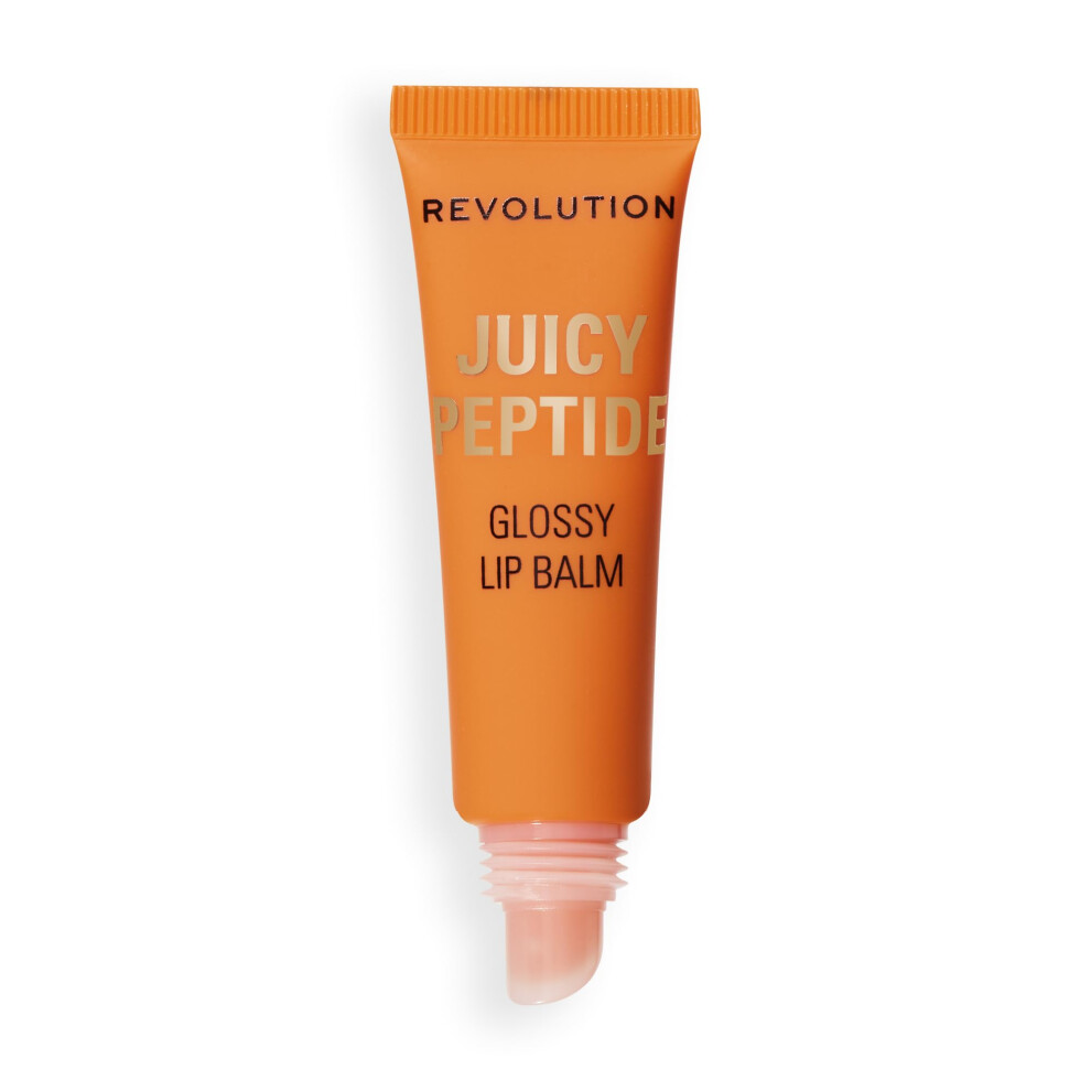 Revolution Juicy Peptide Lip Balm Lip Balm With Peptides Shade Peach Bellini Orange 8 Ml - Image 4
