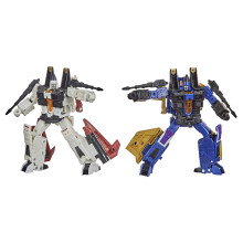 Transformers Toys Generations War for Cybertron: Earthrise Voyager WFC-E27 Seeker Elite 2-Pack Action Figures - Kids Ages 8 and Up, 7-inch