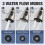3 Modes ABSKitchen Pull Out Faucet Spray Nozzle  G1/2 3
