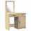 VidaXL vidaXL Dressing Table 2 pcs Brown 50 x 41 x 135 cm Engineered wood 2