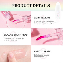 (1Pcs - 3g) Color Changing Lip Oil, Lip Oil Cosmetics Moisturizing Transparent Plumping Lip Oil Tinted, Lip Glow Oil for Lip Care and Dry Lips