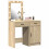 VidaXL vidaXL Dressing Table 2 pcs Brown 50 x 41 x 135 cm Engineered wood 3