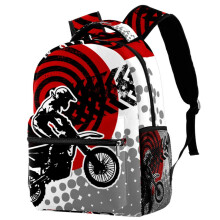 EVANLinsim Motocross Rugzakken Jongens Meisjes Schooltas Reizen Hiking Camping Dagrugzak