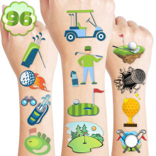 Tatuajes Temporales de Golf para Fiesta de Cumpleaños 65PCS Decoraciones Regalos