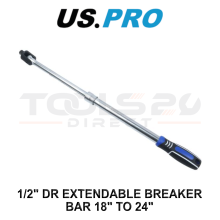 US PRO Tools 1/2" Dr Extendable Breaker Bar 18-24" CR-MO Drive 4175