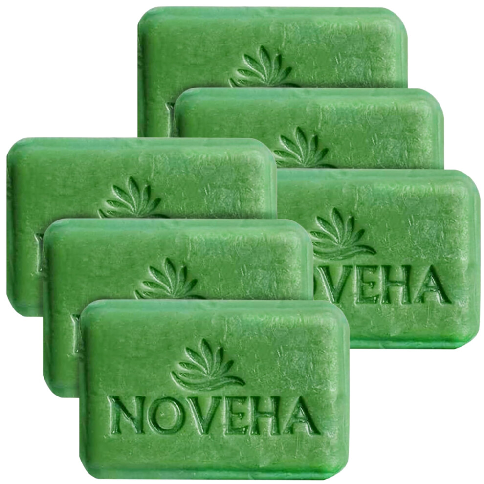 Noveha - Tea Tree Handmade Soap Bar | Therapeutic Skincare For Face, Eyelid Irritation, Itchy & Flaky Skin, Dryness, With Organic Ingredients, For All