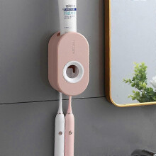 Wall-Mounted toothpaste squeezer Dust-proof Toothpaste Holder wringing out toothpaste Bathroom Automatic Toothpaste dispenser