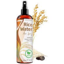 Große fermentierte Reiswasser für Haarwachstum - Mit Rosmarin, Biotin, Koffein, Keratin, vegan, fettfreier Spray
