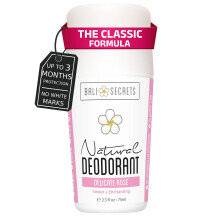 Bali Secrets The Classic Natural Deodorant for Women & Men, No Synthetic Aluminium, Up to 48h Odor Protection, Baking Soda Free, Non Toxic & Clean Ing