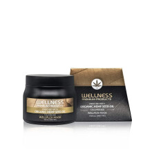 Mascarilla Capilar Wellness Premium Wellplex para Todo Tipo de Cabello | Con Aceite de Semilla de Cáñamo Orgánico (500 mL)