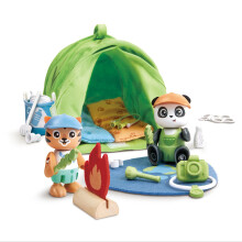 Set da Gioco Eco-Camping Hape, Esploratori del Pianeta Verde | Giocattoli da Esterno per Bambini 3+ Anni