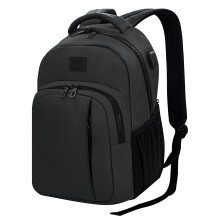 WOLT Laptop Rugzak voor 15.6 Inch en 17 Inch Notebook, Reisrugzak Goedgekeurd voor Vliegtuig