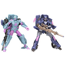 Transformers Toys Legacy Evolution Deluxe Senate Guard Autobot Javelin & Ascenticon Kaskade Deadeye Duel 2-Pack, Action Figures for Boys and Girls Age