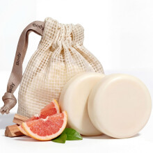 Juego de Jabón Corporal Vove (2 Barras + Bolsa Exfoliante) - Jabón Hidratante a Base de Plantas