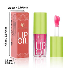 (Color 3) Lip Oil, No-Sticky Gloss Lip Balm Lip Care Lip Oil