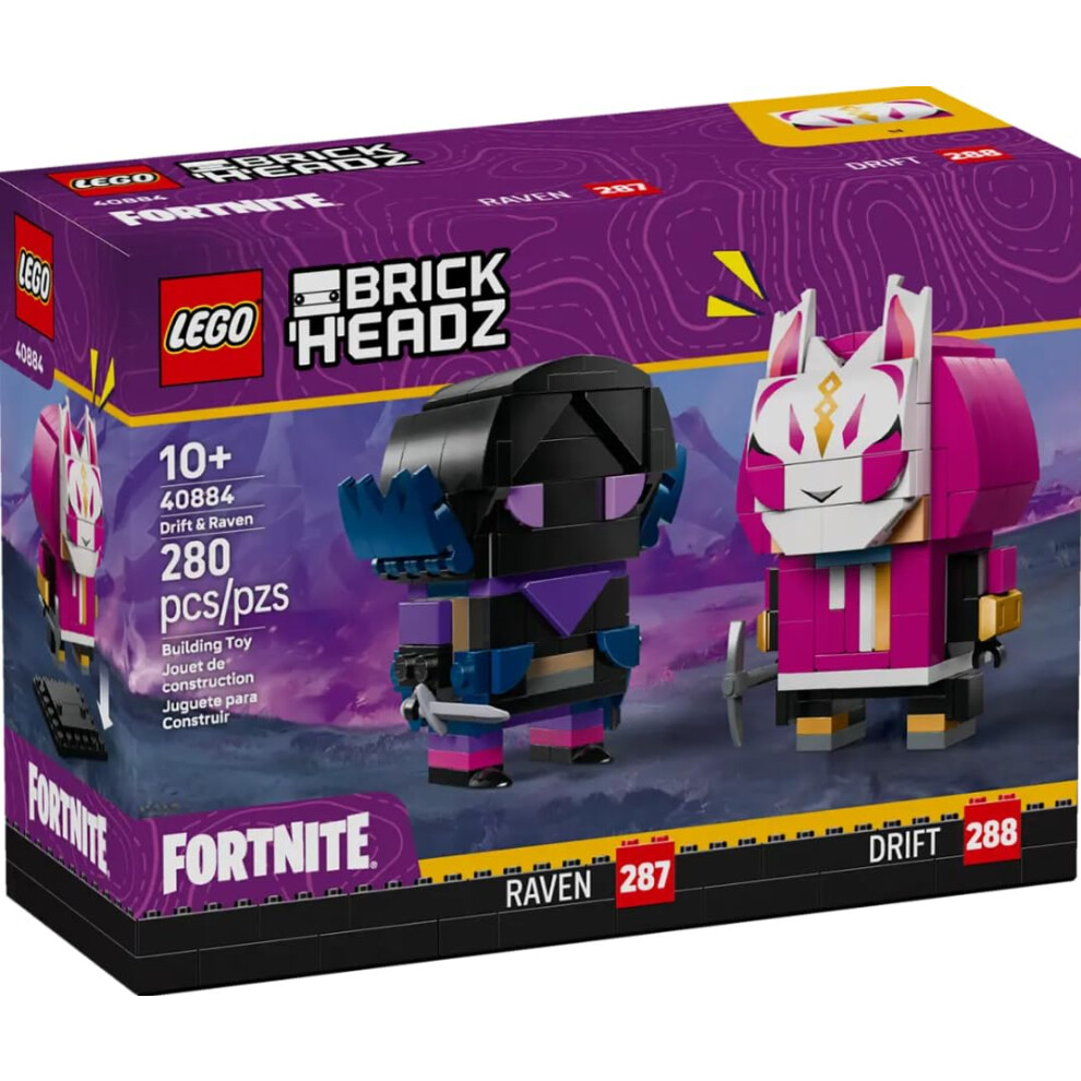Lego 40884 Fortnite Brickheadz Figure Drift & Raven
