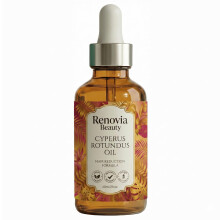 Aceite de Cyperus Rotundus de Renovia Beauty, Depilación, Detiene el Crecimiento de Vello Naturalmente, 60ml