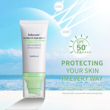 (1pcs) SPF 50 Sunscreen with Centella Asiatica 50ml Refreshing Sunscreen Essence No Sticky for Dry Oily Sensitive Skin Care