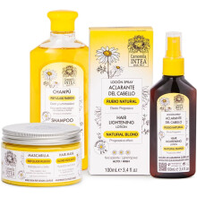Camomila Intea Hair Lightener - 3-in-1 Kit Natural Blond Kit camomila íntea - Trip Gift Bag INCLUDED