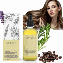3x New 60ml Carvenchy Natural Hair Growth Oil, Veganic Natural Hair Growth Oil Nourishing Scalp