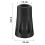 10 Pack/5 Pair Walking Pole Rubber Tips, Trekking Pole Tip Protectors, Replacement Rubber Alpenstock 5