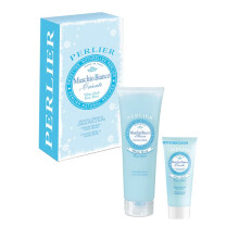 Perlier - Set Regalo Crema Doccia & Mani Muschio Bianco, Crema Doccia 8.4 oz + Crema Mani 3.3 oz, Fragranza Dolce