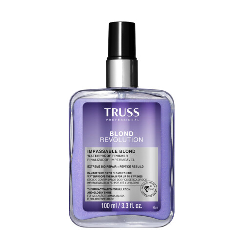 TRUSS Blond Revolution Spray Protector Térmico - Control de Frizz, Acabado Impermeable