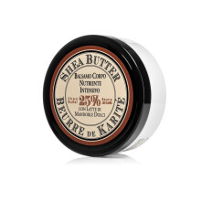Perlier - Shea & Sweet Almond Vårdande Body Balm, 6.7 fl oz, Rik Fuktighetskräm med 25% Ekologiskt Sheasmör