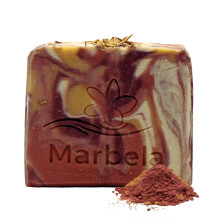 Jabón Natural Marbela Cosmetics de Arcilla y Romero - Hecho en EE. UU., Vegano, Sin Aceite de Palma
