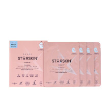 STARSKIN Close-Up 4x40g, Maschera Viso Bio-Cellulose al Cocco per Tutti i Tipi di Pelle, Maschera Coreana