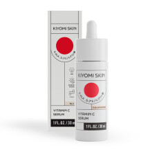Kiyomi Skin Vitamin C Serum for Face - Stable Vitamin C Complex with 5-ALA & Hyaluronic Acid - Helps Improve the Look of Dark Spots, Uneven Tone & Dul