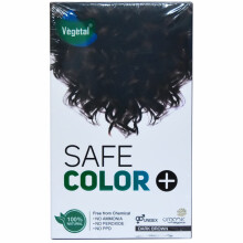 Vegetal Safe Haarverf - Donkerbruin 50gm Gecertificeerd Biologisch Chemisch en Allergievrij