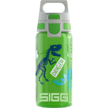 SIGG - Bottiglia d'Acqua per Bambini - Viva One Jurassica - Adatta a Bevande Gassate - Verde - 1