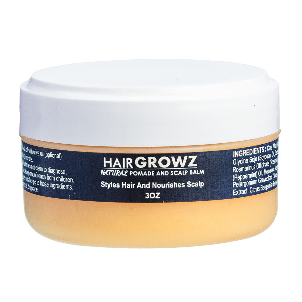 HairGrowz 2-in-1 Natural Pomade. 3oz. Time-Saver. GOD-Guided Formula.-image-OPC-PVTGGNP-NEW